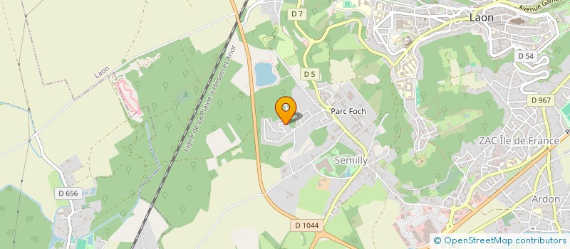 localisation de l'entreprise GC IMMO à LAON