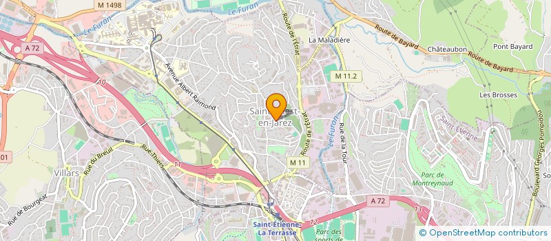 localisation de l'entreprise GC IMMOBILIER  SAINT-PRIEST-EN-JAREZ