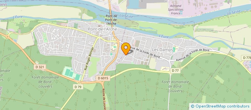 localisation de l'entreprise GC IMMOBILIER  LES DAMPS