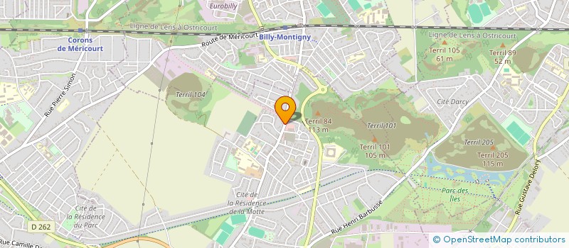 localisation de l'entreprise GC IMMOBILIER  ROUVROY