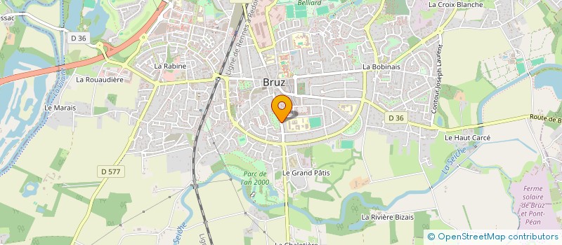 localisation de l'entreprise GC INVEST à BRUZ