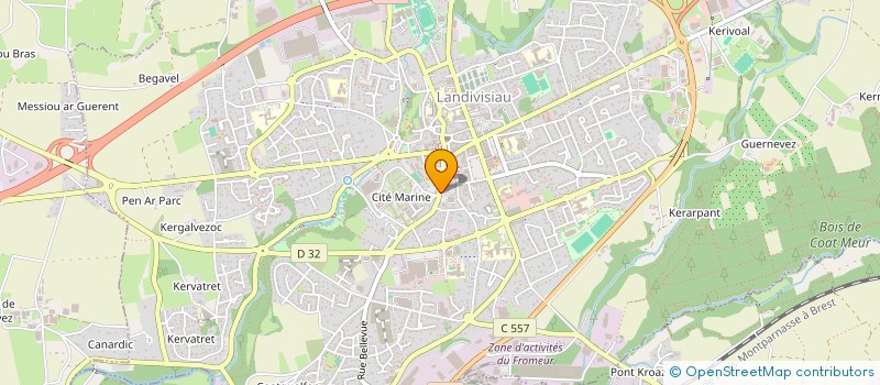 localisation de l'entreprise GC INVESTISSEMENT  LANDIVISIAU