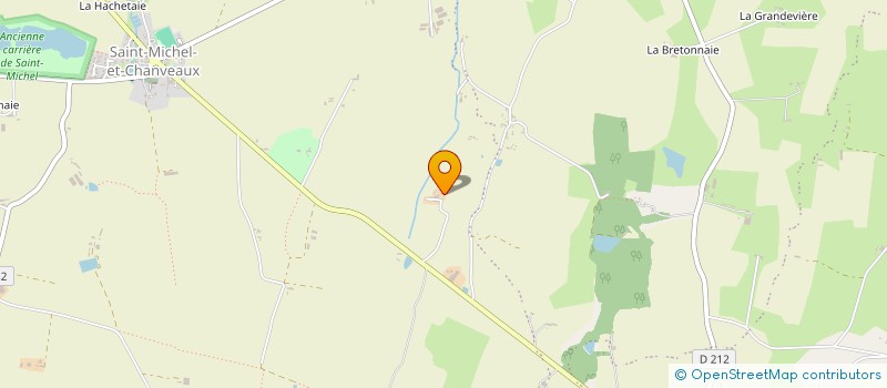 localisation de l'entreprise GC INVESTISSEMENT  OMBREE D'ANJOU