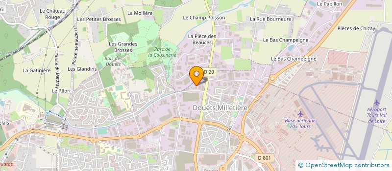 localisation de l'entreprise GC INVESTISSEMENTS  TOURS