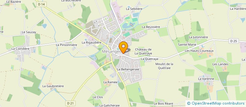 localisation de l'entreprise GC L'ELEC INFO à MESANGER