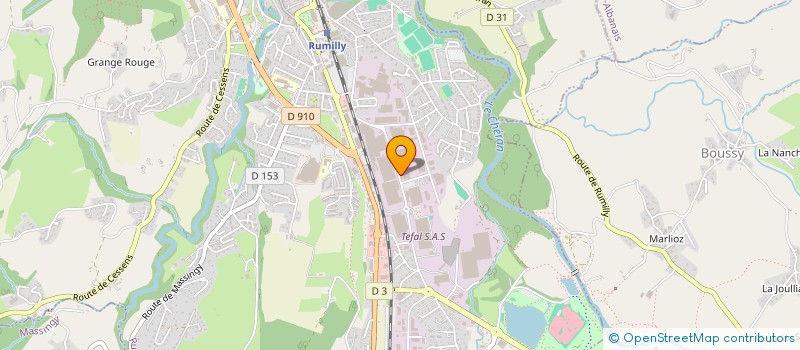 localisation de l'entreprise GC LEGENDARY  RUMILLY