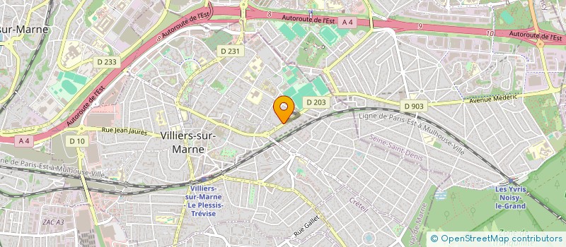 localisation de l'entreprise GC LES SABLONS 5  VILLIERS-SUR-MARNE