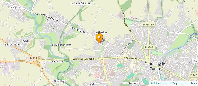 localisation de l'entreprise GC LOC SCI  FONTENAY-LE-COMTE