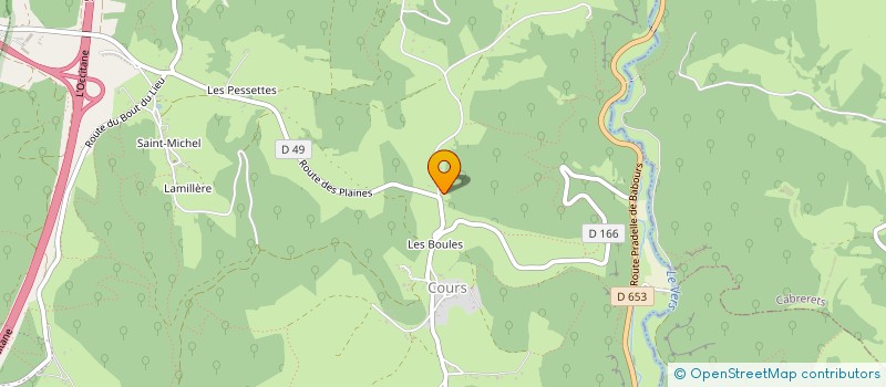 localisation de l'entreprise GC MACONNERIE  BELLEFONT-LA RAUZE