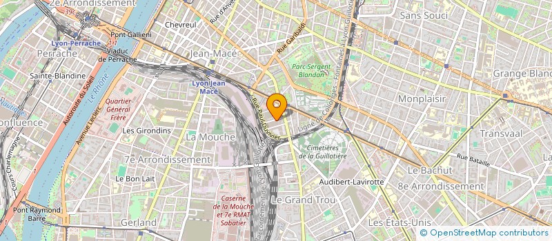 localisation de l'entreprise GC MANAGEMENT  LYON