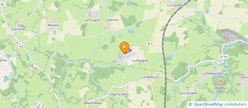 localisation de l'entreprise GC NETTOYAGE  SAINT-AGNANT-DE-VERSILLAT