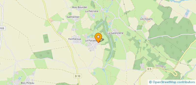 localisation de l'entreprise GC-OOPS  SOUVIGNE