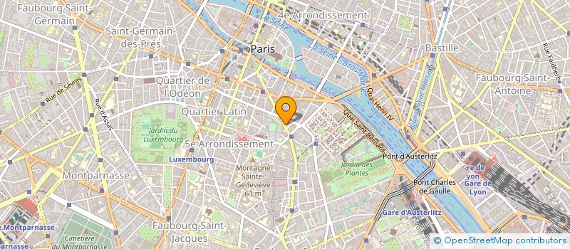localisation de l'entreprise GC PARIS 5 à PARIS