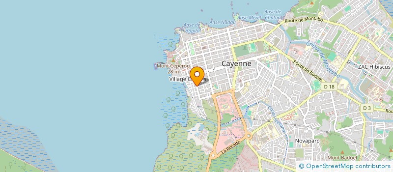 localisation de l'entreprise GC PECHES à CAYENNE
