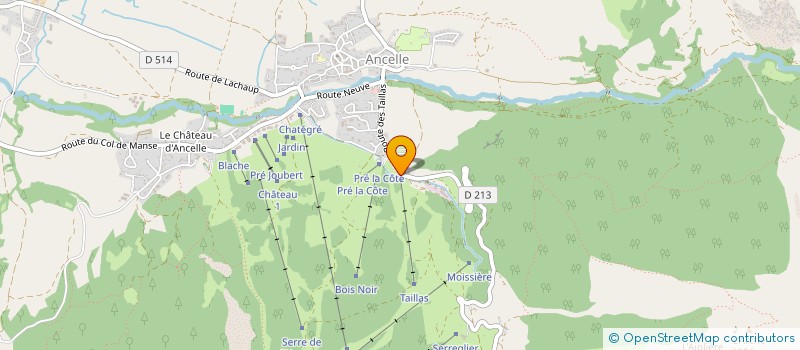 localisation de l'entreprise GC PEREFILS  ANCELLE