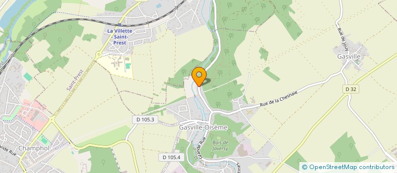 localisation de l'entreprise GC PROJET à GASVILLE-OISEME