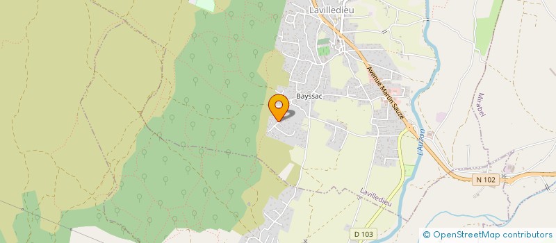 localisation de l'entreprise GC REBOUL  LAVILLEDIEU