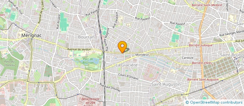 localisation de l'entreprise GC RECYCLING à BORDEAUX