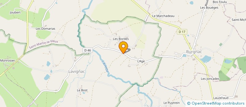 localisation de l'entreprise GC RESTORE à LAVIGNAC