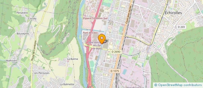 localisation de l'entreprise GC SERVICES  LE PONT-DE-CLAIX