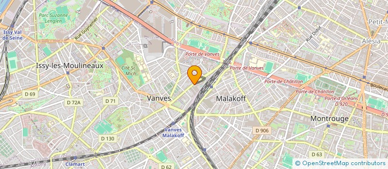 localisation de l'entreprise GC SERVICES à VANVES