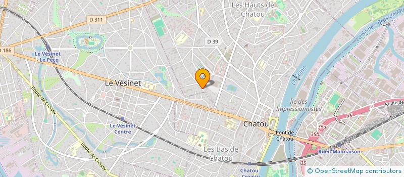 localisation de l'entreprise GC SERVICES  CHATOU