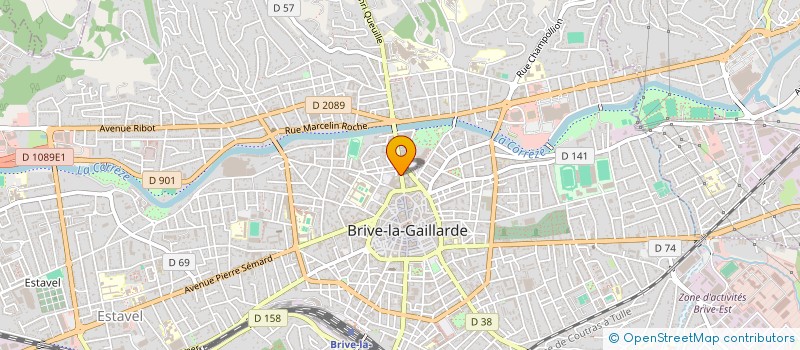 localisation de l'entreprise GC SPORTS  BRIVE-LA-GAILLARDE