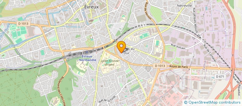 localisation de l'entreprise GC-TELECOM  EVREUX