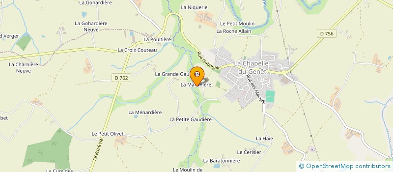 localisation de l'entreprise GC THERMIQUE à BEAUPREAU-EN-MAUGES