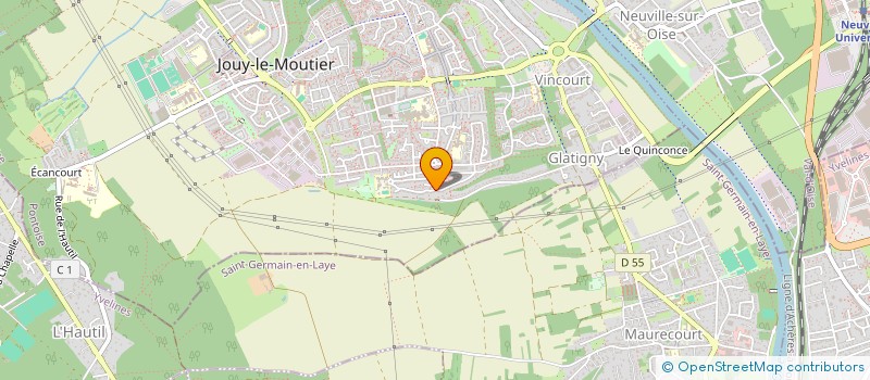 localisation de l'entreprise GC TRADE  JOUY-LE-MOUTIER