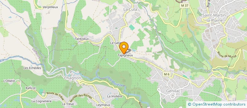 localisation de l'entreprise GC TRAITEUR  GENILAC