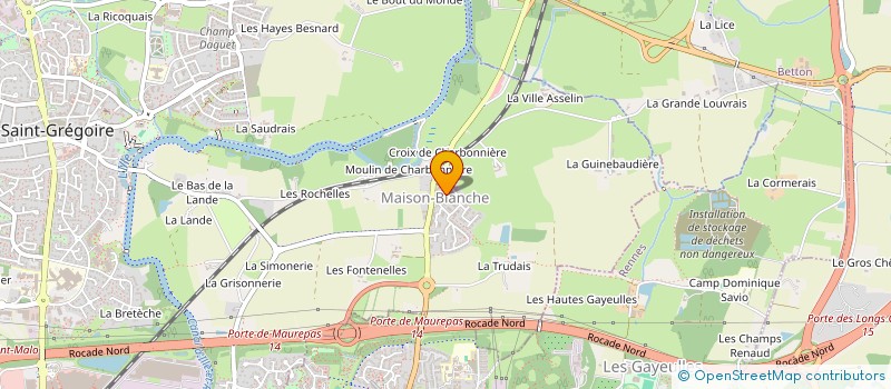 localisation de l'entreprise GC VISION  SAINT-GREGOIRE