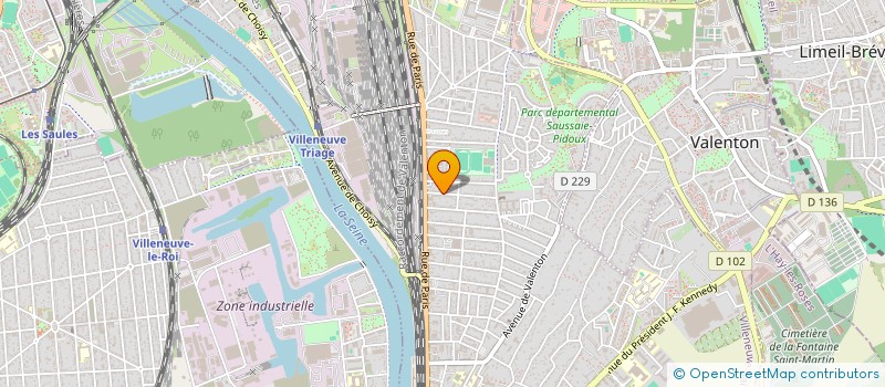 localisation de l'entreprise GC VTC à VILLENEUVE-SAINT-GEORGES