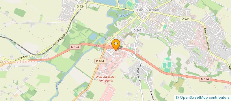 localisation de l'entreprise GC01  L'ISLE-JOURDAIN