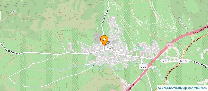 localisation de l'entreprise GC01  TAVEL