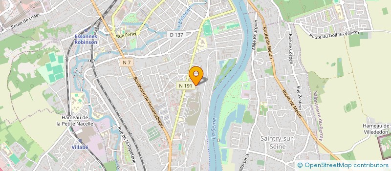 localisation de l'entreprise GC16 à CORBEIL-ESSONNES