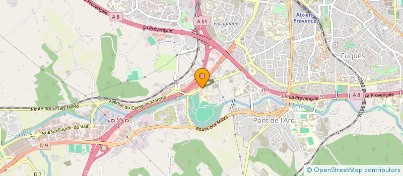 localisation de l'entreprise GC2 à AIX-EN-PROVENCE