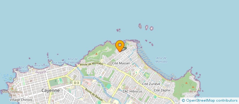 localisation de l'entreprise GC2ELECTRONIQUE  CAYENNE