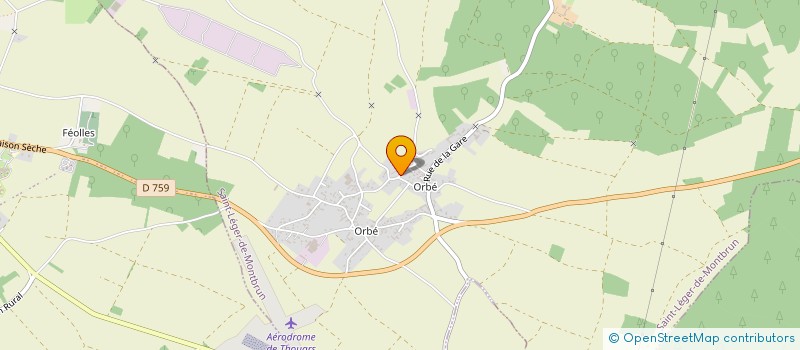 localisation de l'entreprise GC2J HOLDING  SAINT-LEGER-DE-MONTBRUN