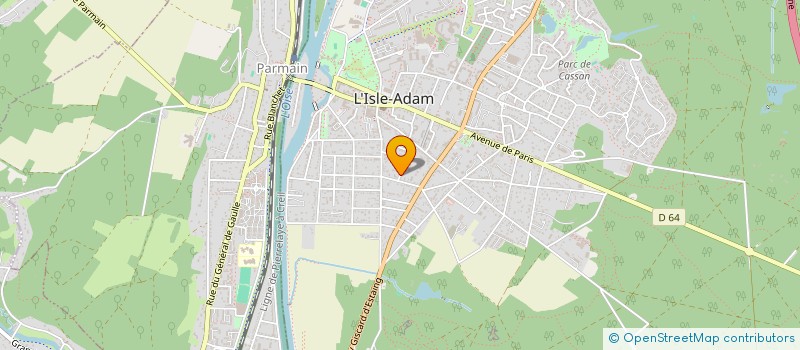 localisation de l'entreprise GC2L  L'ISLE-ADAM