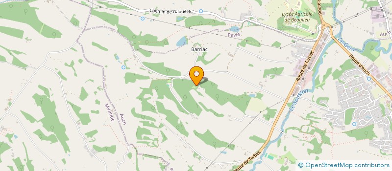 localisation de l'entreprise GC2L  PAVIE