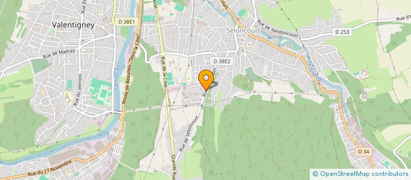 localisation de l'entreprise GC2M  SELONCOURT