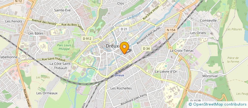 localisation de l'entreprise GC2S IMMOBILIER à DREUX