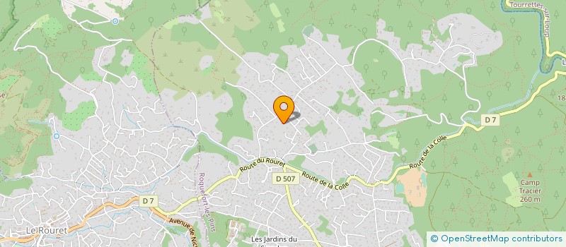 localisation de l'entreprise GC2XS  ROQUEFORT-LES-PINS