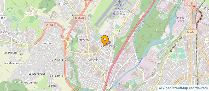 localisation de l'entreprise GC3 à ANNECY