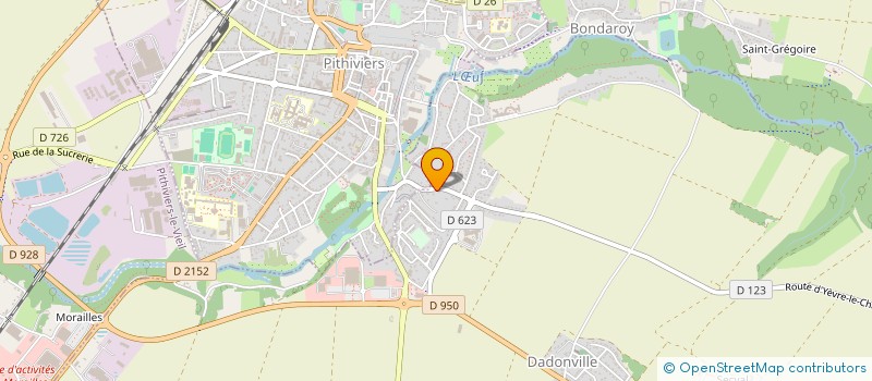 localisation de l'entreprise GC3L  GIVRAINES