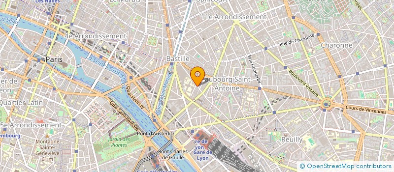 localisation de l'entreprise GCA à PARIS