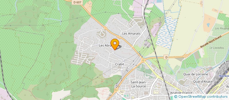 localisation de l'entreprise GCA à NARBONNE