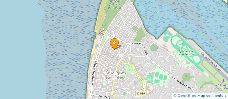 localisation de l'entreprise GCA à LE TOUQUET-PARIS-PLAGE