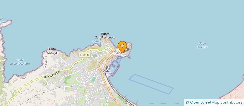 localisation de l'entreprise GCA à CALVI